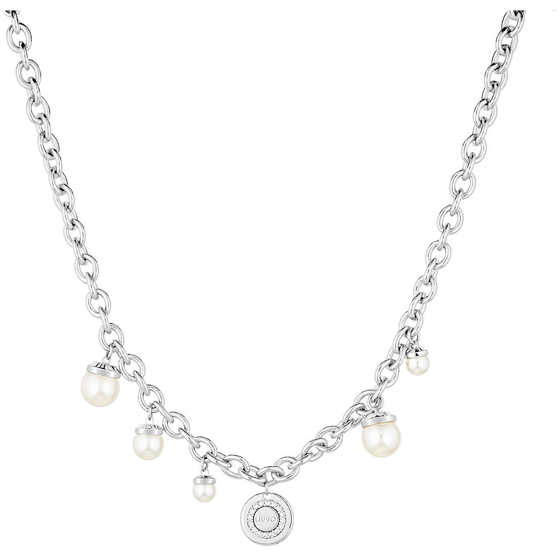 collier avec des perles Liujo pour femme LJ1069