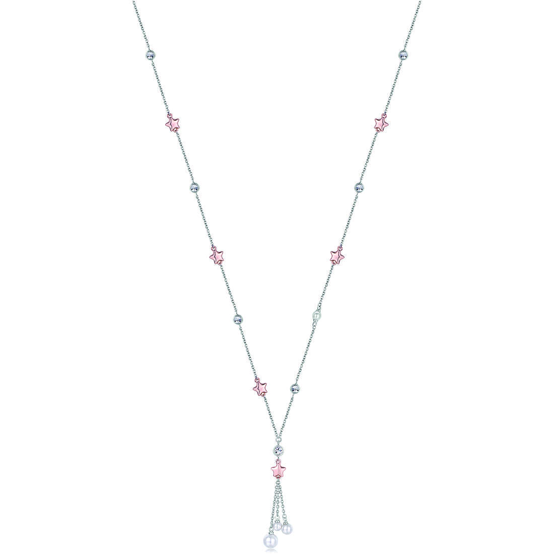 collier avec des perles Luca Barra pour femme LBCK1233