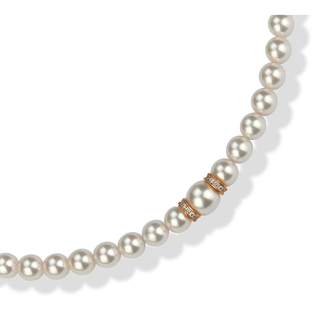 collier bijou Argent 925 femme bijou Perles, Zircons GR818RS