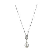 collier bijou Argent 925 femme bijou Perles, Zircons J6283