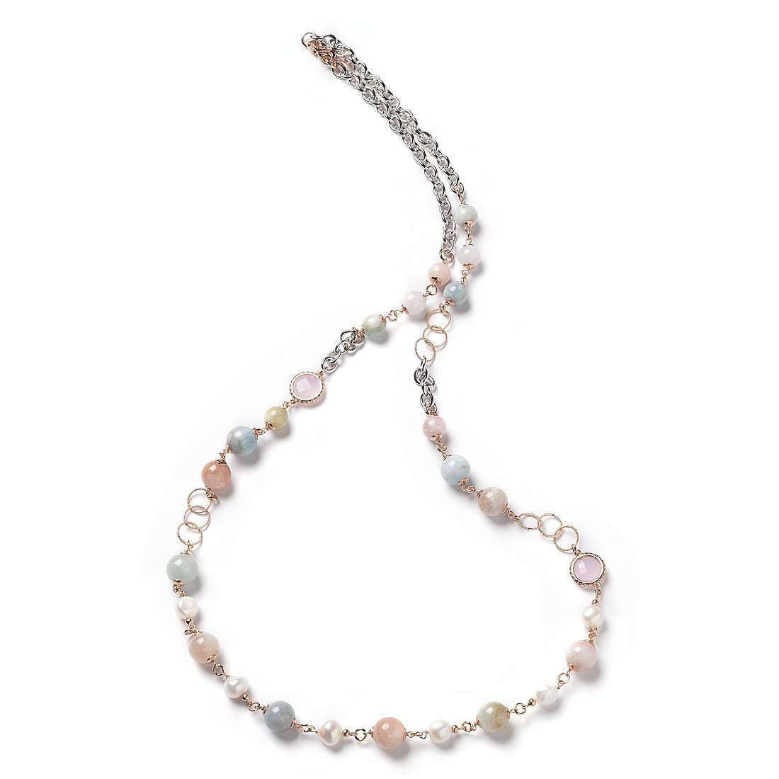 collier bijou Bijoux fantaisie femme bijou Perles, Cristaux, Semi-précieuse J4845
