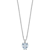 collier bijou Or femme bijou Diamant, Aigue-marine GLQ 306