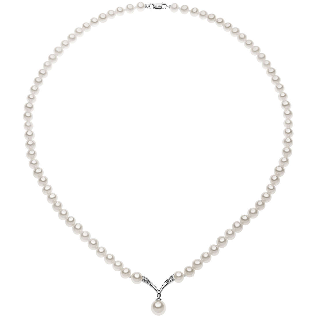 collier bijou Or femme bijou Diamant, Perles FWQ 216