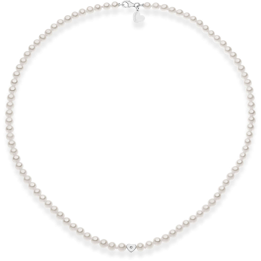 collier bijou Or femme bijou Diamant, Perles FWQ 305