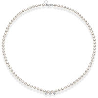 collier bijou Or femme bijou Diamant, Perles FWQ 321