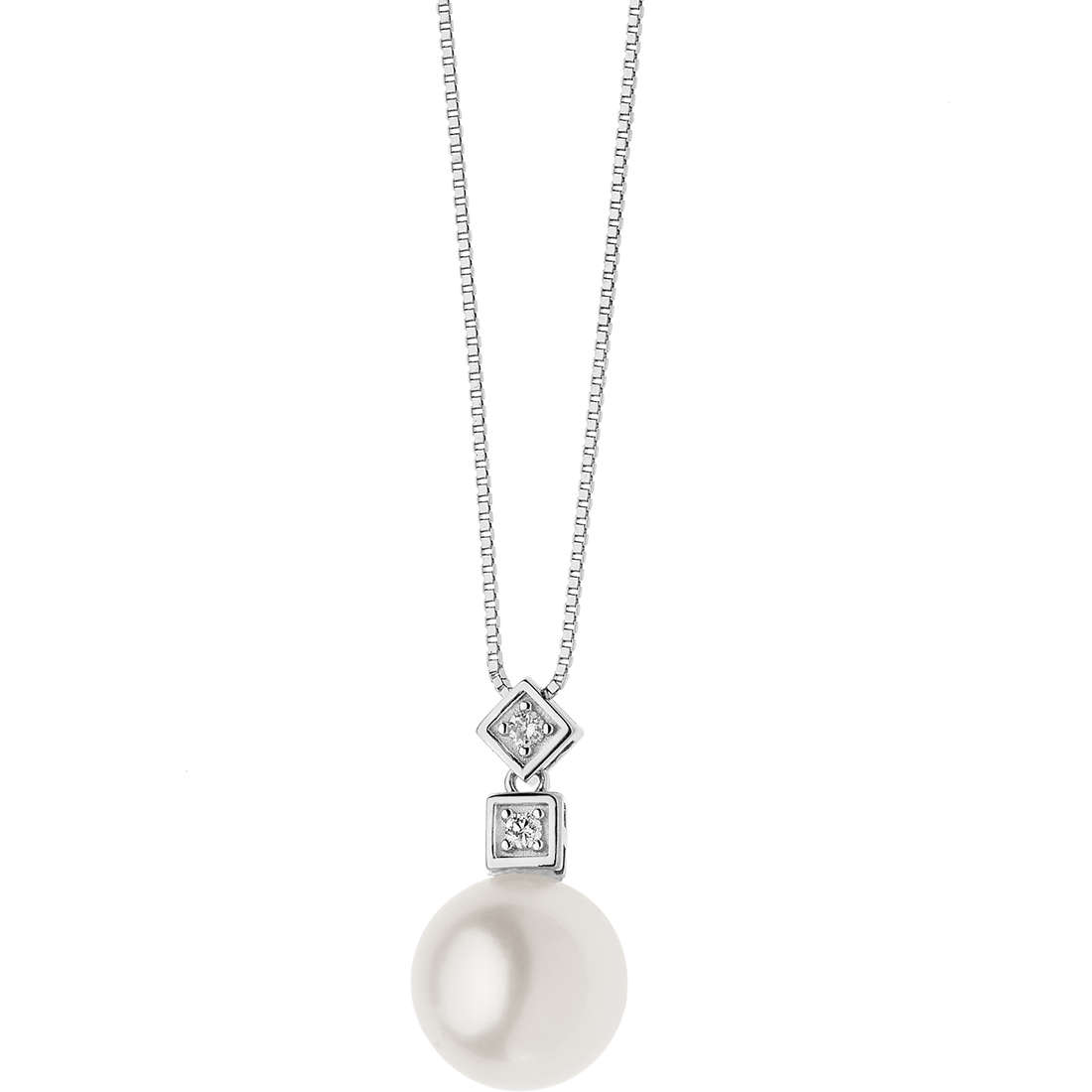 collier bijou Or femme bijou Diamant, Perles GLP 534