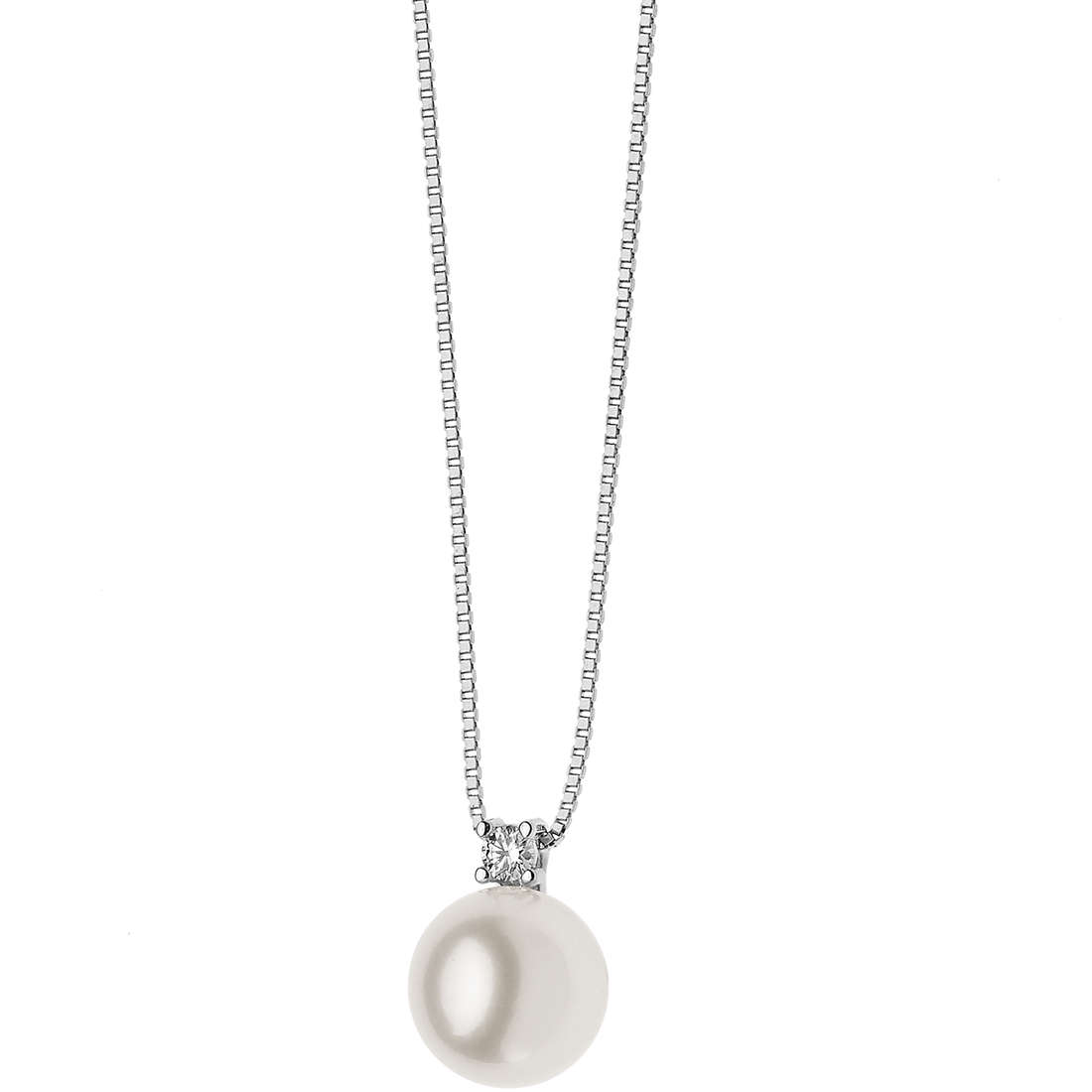 collier bijou Or femme bijou Diamant, Perles GLP 538
