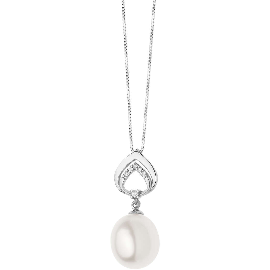 collier bijou Or femme bijou Diamant, Perles GLP 547