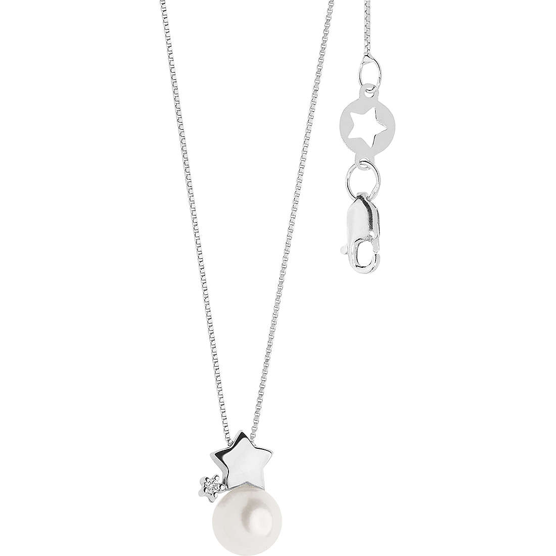 collier bijou Or femme bijou Diamant, Perles GLP 609
