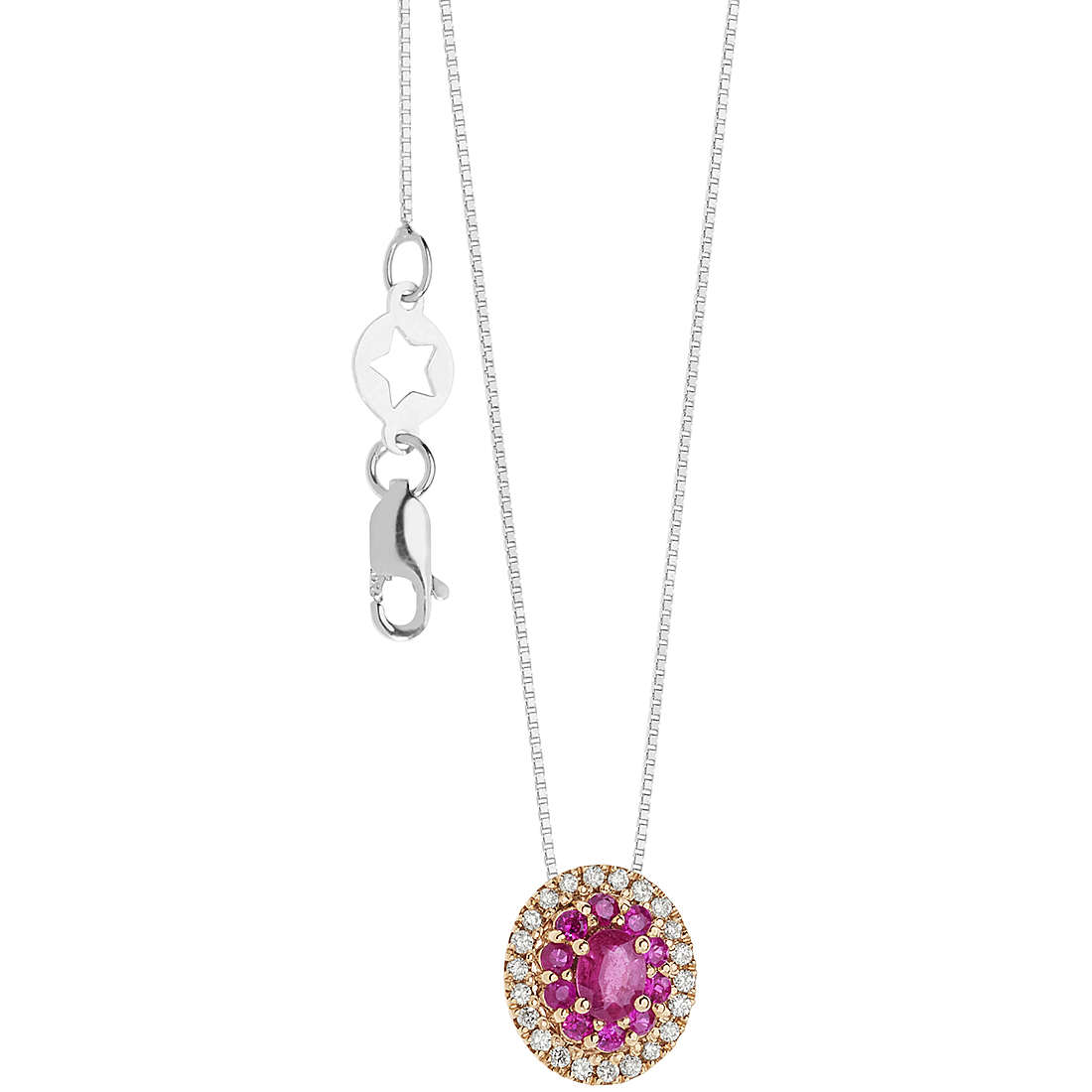 collier bijou Or femme bijou Diamant, Rubis GLB 1574