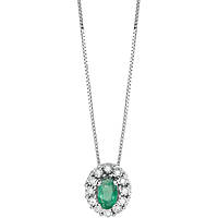 collier bijou Or femme bijou Diamant, émeraude 20085214