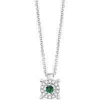 collier bijou Or femme bijou Diamant, émeraude 20091759