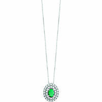 collier bijou Or femme bijou Diamant, émeraude 20093027