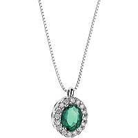 collier bijou Or femme bijou Diamant, émeraude GLB 1158