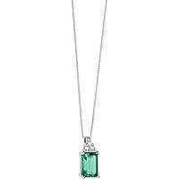 collier bijou Or femme bijou Diamant, émeraude GLB 1438