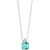 collier bijou Or femme bijou Diamant, émeraude GLB 1514