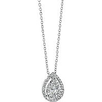 collier bijou Or femme bijou Saphir, Diamant GLB 1047