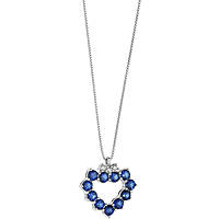 collier bijou Or femme bijou Saphir, Diamant GLB 1426