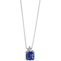 collier bijou Or femme bijou Saphir, Diamant GLB 1512