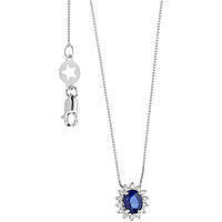 collier bijou Or femme bijou Saphir, Diamant GLB 1567