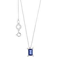 collier bijou Or femme bijou Saphir, Diamant GLB 1591