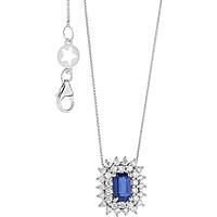 collier bijou Or femme bijou Saphir, Diamant GLB 1603