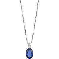 collier bijou Or femme bijou Saphir, Diamant GLB 1656