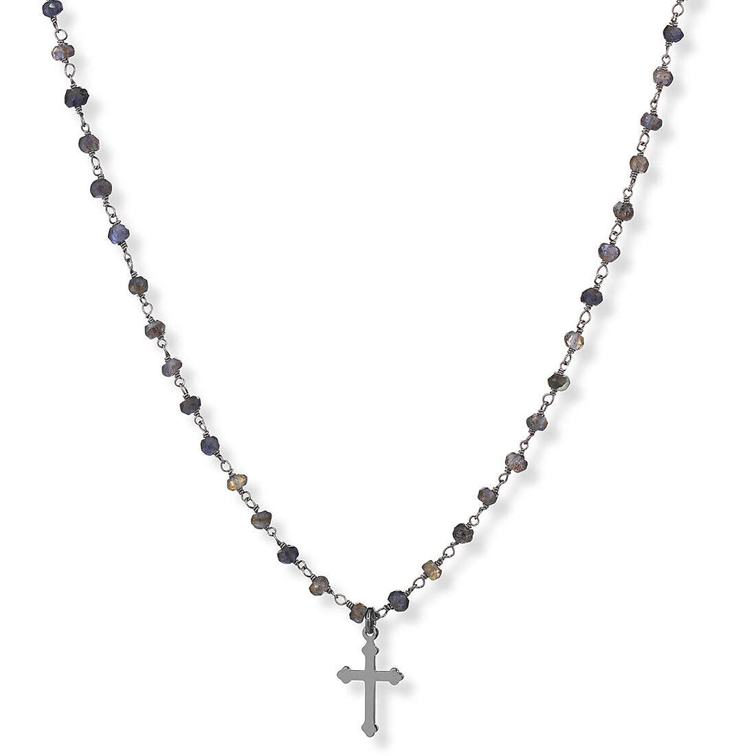 collier femme bijou Amen Romance avec crucifix IO70NCR