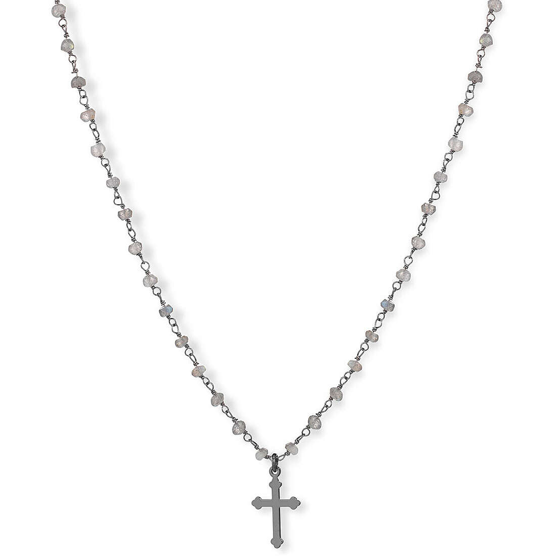 collier femme bijou Amen Romance avec crucifix LA90NCR