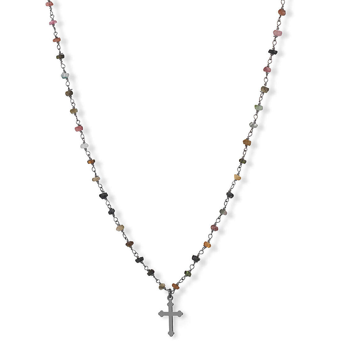 collier femme bijou Amen Romance avec crucifix TO90NCR