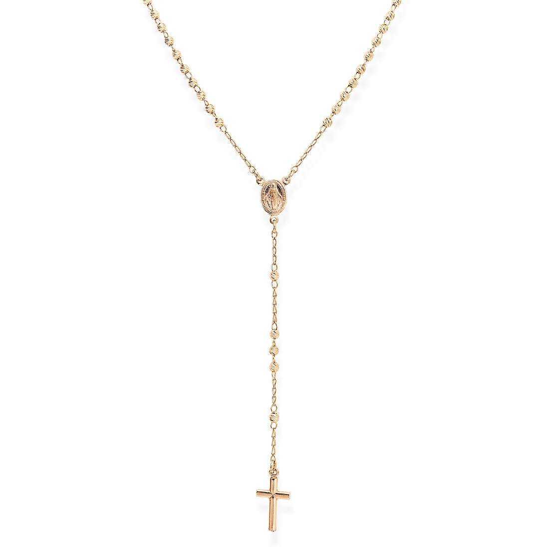 collier femme bijou Amen Rosari avec crucifix CRO30RD