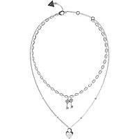 collier femme bijoux Guess All you need is love JUBN04216JWRHT/U
