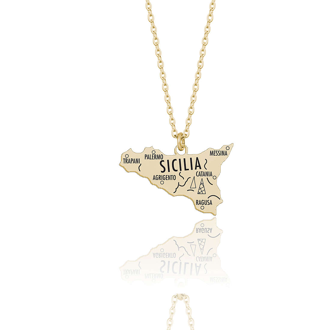 collier femme bijoux Luca Barra I Love Sicily CK1572