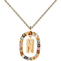 collier femme bijoux PDPaola New Letters CO01-273-U