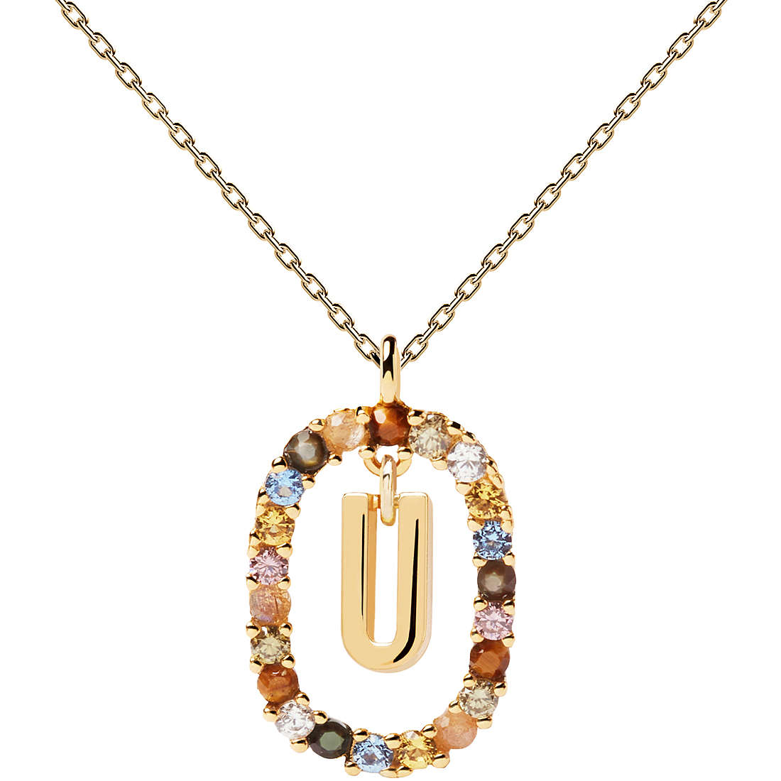 collier femme bijoux PDPaola New Letters CO01-280-U