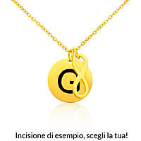 
collier femme personnalisée Infinity Tag MY02CG