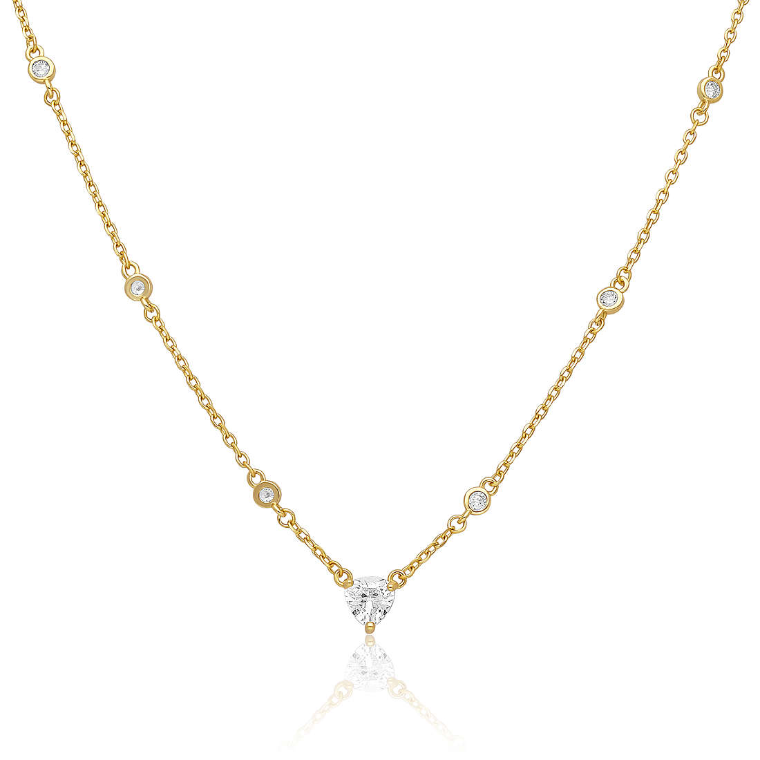 collier Point Lumineux GioiaPura Argent 925 INS028CT440PLWH
