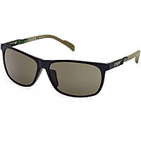 lunettes de soleil adidas Originals noirs forme Rectangulaire SP00616202N