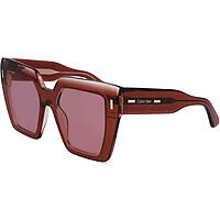 lunettes de soleil Calvin Klein femme transparents CK23502S5219601