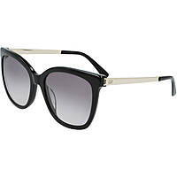 lunettes de soleil Calvin Klein noirs forme Carrée 455295518001