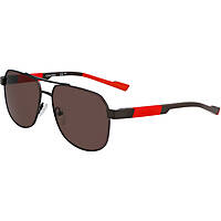 lunettes de soleil Calvin Klein noirs forme Carrée CK23103S5715009