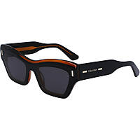 lunettes de soleil Calvin Klein noirs forme Carrée CK23503S5420002