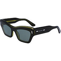 lunettes de soleil Calvin Klein noirs forme Carrée CK23503S5420320