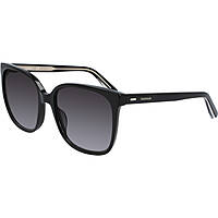 lunettes de soleil Calvin Klein noirs forme Rectangulaire 469875718001