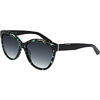 lunettes de soleil Calvin Klein noirs forme Rectangulaire 469905618333