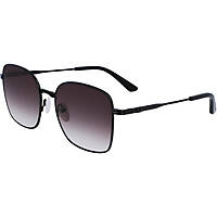 lunettes de soleil Calvin Klein noirs forme Rectangulaire CK23100S5618001