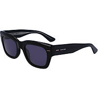lunettes de soleil Calvin Klein noirs forme Rectangulaire CK23509S5122001