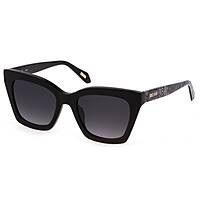 lunettes de soleil Just Cavalli noirs forme Papillon SJC024700Y