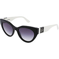lunettes de soleil Karl Lagerfeld noirs forme Cat Eye 466735219004