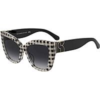 lunettes de soleil Kate Spade New York noirs forme Rectangulaire 207127S37549O